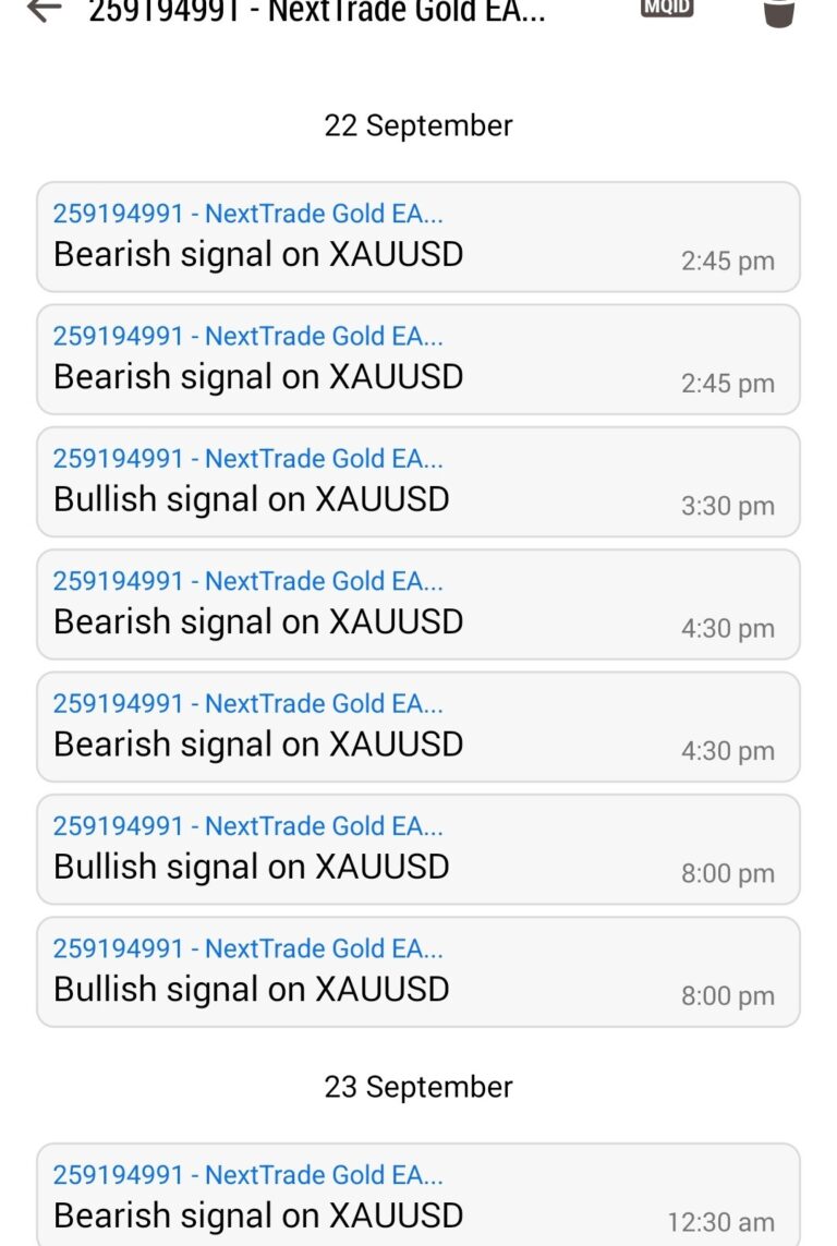 Next Trade Gold EA System - Gold Trading with Zero Risk 1 signals 1